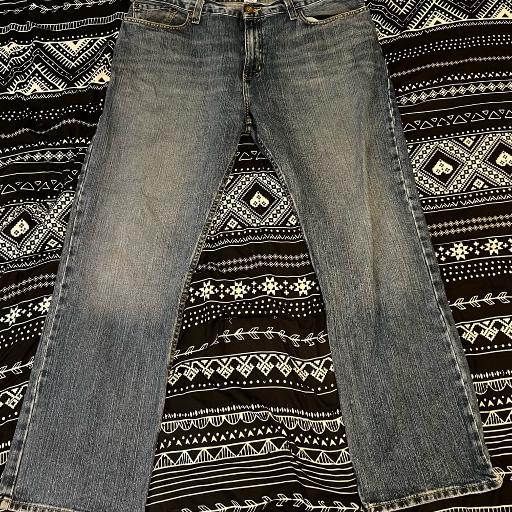 Mens Roebuck & Co. blue jeans 38x30